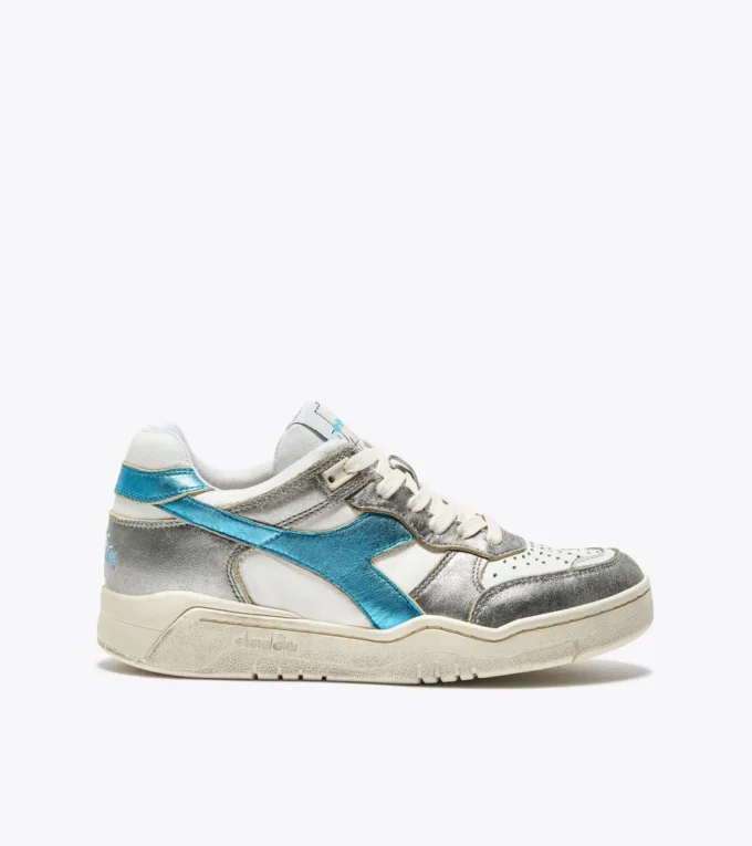 B.560 Metallic Mix Wn Heritage sneaker en cuir