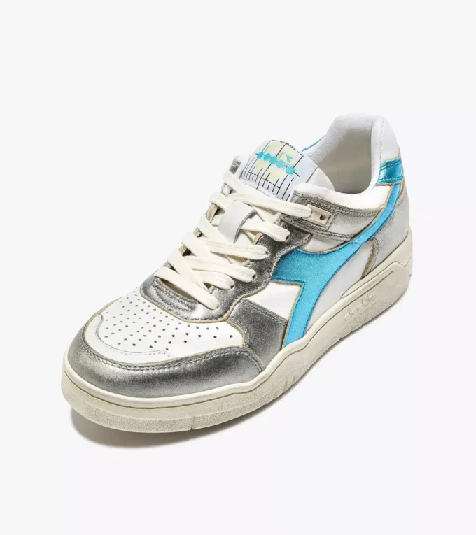 B.560 Metallic Mix Wn Heritage sneaker en cuir