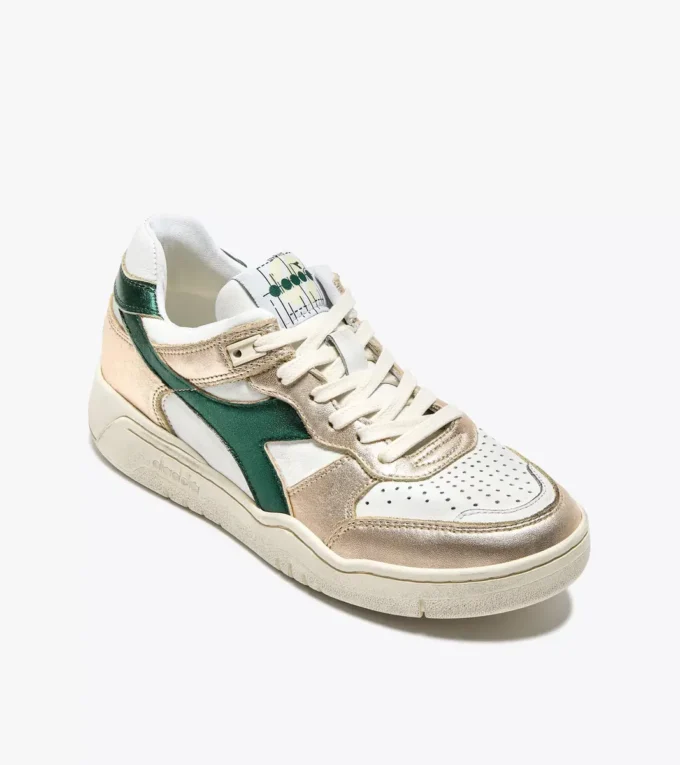 B.560 Metallic Mix Wn Heritage sneaker en cuir