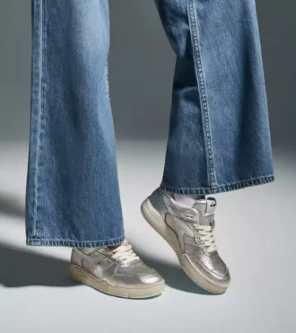 B.560 Metallic Wn Baskets en cuir Heritage