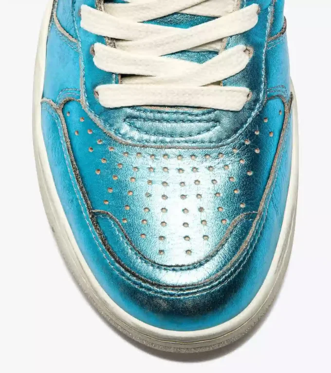 B.560 Metallic Wn Baskets en cuir Heritage