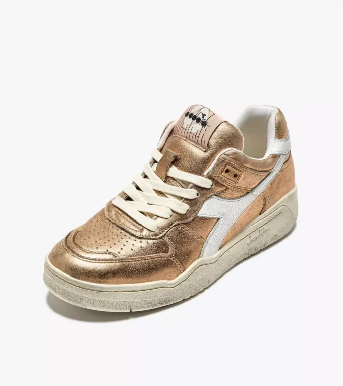 B.560 Metallic Wn Baskets en cuir Heritage