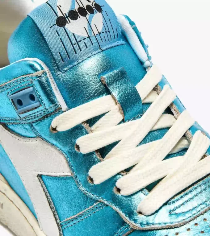 B.560 Metallic Wn Baskets en cuir Heritage