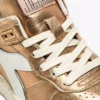 B.560 Metallic Wn Baskets en cuir Heritage
