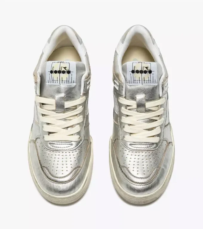 B.560 Metallic Wn Baskets en cuir Heritage