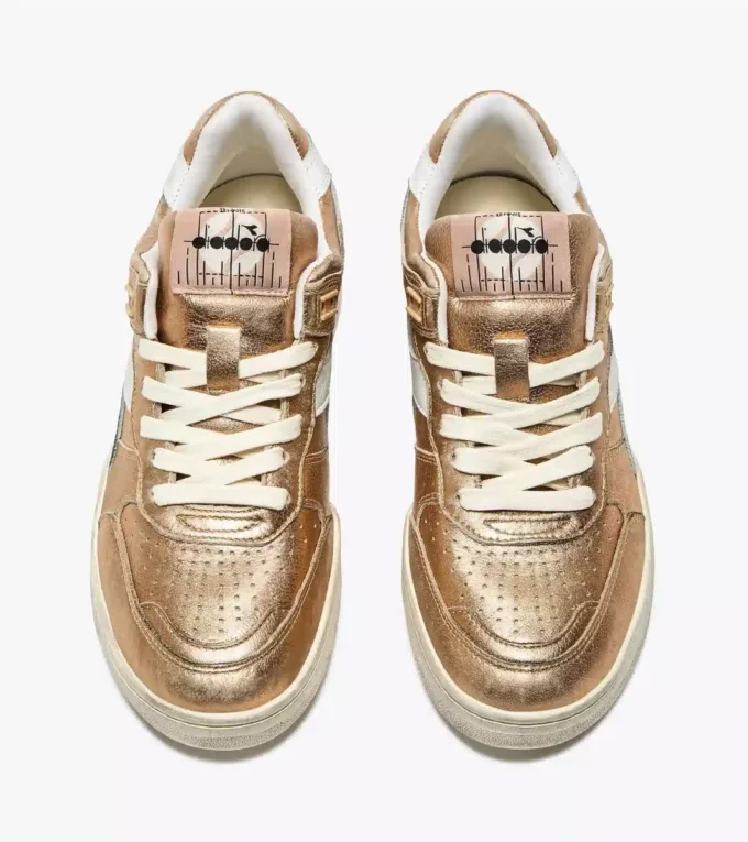 B.560 Metallic Wn Baskets en cuir Heritage