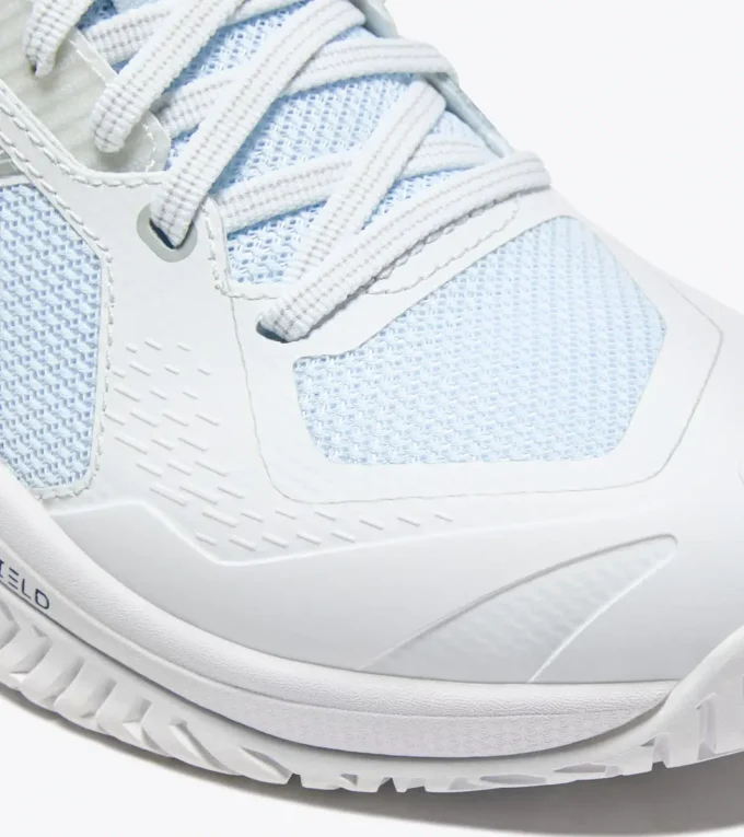 Blushield Torneo 3 W Ag Chaussure de tennis pour surfaces dures et courts en terre battue – Protection et amorti