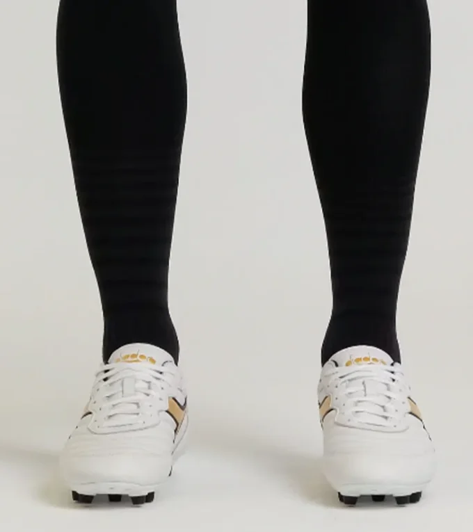 Brasil Lt+ Mdpu Chaussures de football en cuir pour terrain ferme