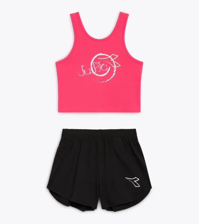 Ensemble Jg. Essential Sports Sl Ensemble de sport – Débardeur et short – Filles