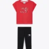Ensemble Jg. Set Ss Puzzles Ensemble de sport – T-shirt et leggings – Fille