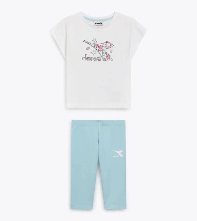 Ensemble Jg. Set Ss Puzzles Ensemble de sport – T-shirt et leggings – Fille