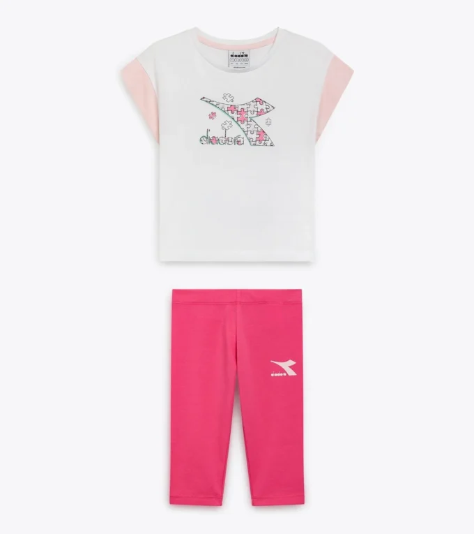 Ensemble Jg. Set Ss Puzzles Ensemble de sport – T-shirt et leggings – Fille