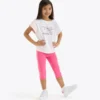 Ensemble Jg. Set Ss Puzzles Ensemble de sport – T-shirt et leggings – Fille