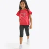 Ensemble Jg. Set Ss Puzzles Ensemble de sport – T-shirt et leggings – Fille