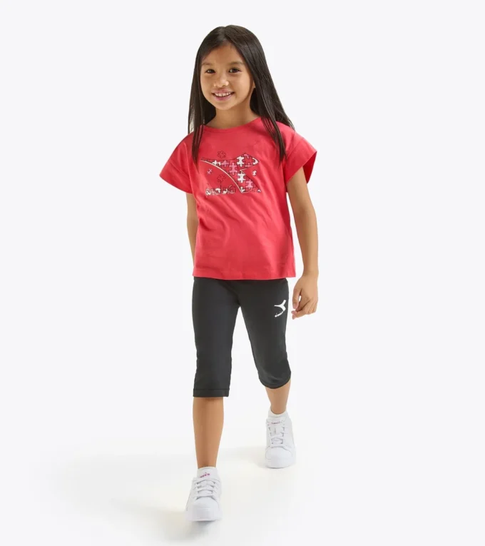 Ensemble Jg. Set Ss Puzzles Ensemble de sport – T-shirt et leggings – Fille
