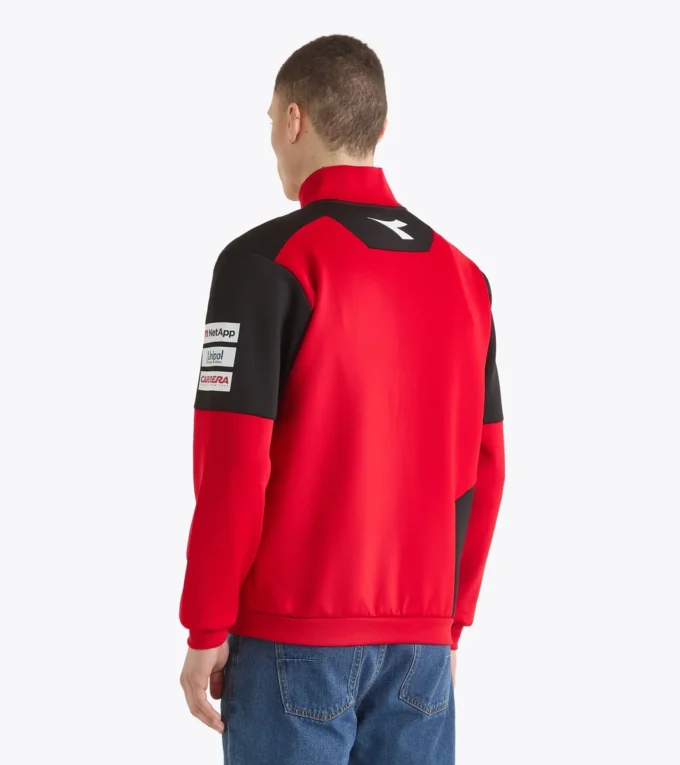 Full-Zip Ducati Replica Mgp25 Sweat-shirt sportif Ducati 2025 MotoGP replica à fermeture éclair intégrale