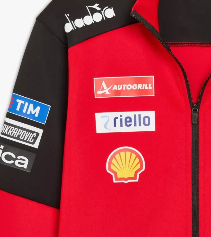 Full-Zip Ducati Replica Mgp25 Sweat-shirt sportif Ducati 2025 MotoGP replica à fermeture éclair intégrale