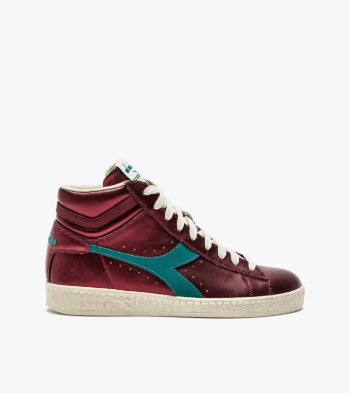 Game L High Metallic Wn Baskets de sport en cuir