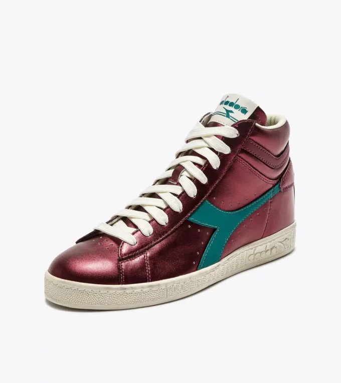 Game L High Metallic Wn Baskets de sport en cuir