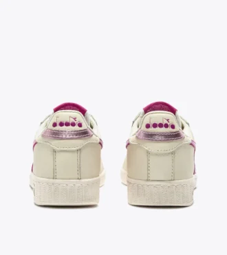 Game L Low Waxed Metal Wn Baskets de sport en cuir