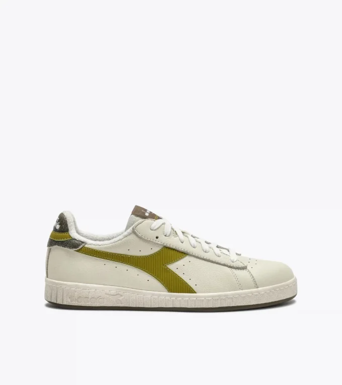 Game Low Stripes Waxed Baskets rétro-tennis