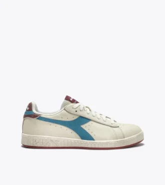 Game Low Stripes Waxed Baskets rétro-tennis