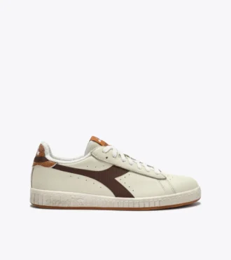 Game Low Stripes Waxed Baskets rétro-tennis
