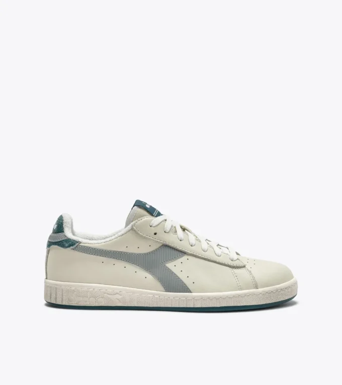 Game Low Stripes Waxed Baskets rétro-tennis