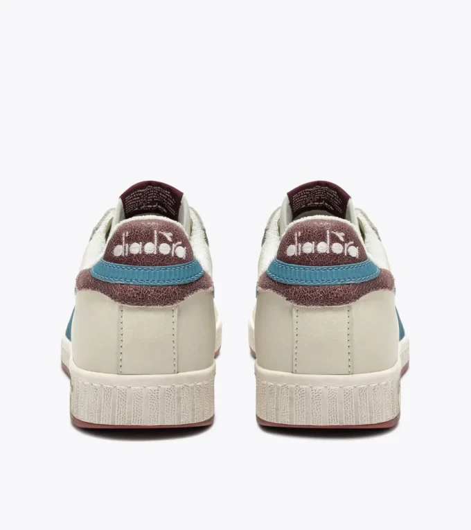 Game Low Stripes Waxed Baskets rétro-tennis