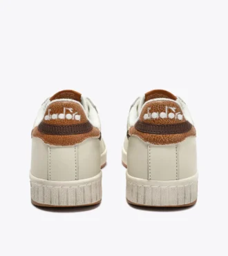 Game Low Stripes Waxed Baskets rétro-tennis