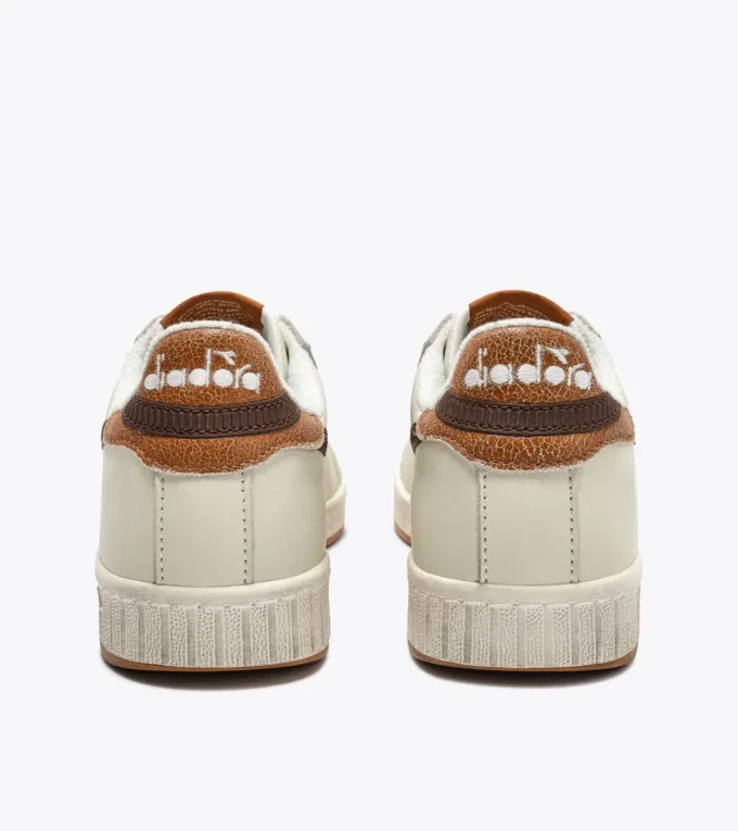 Game Low Stripes Waxed Baskets rétro-tennis