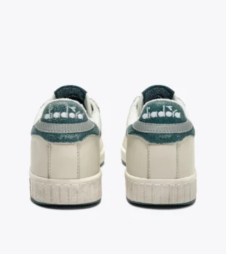 Game Low Stripes Waxed Baskets rétro-tennis