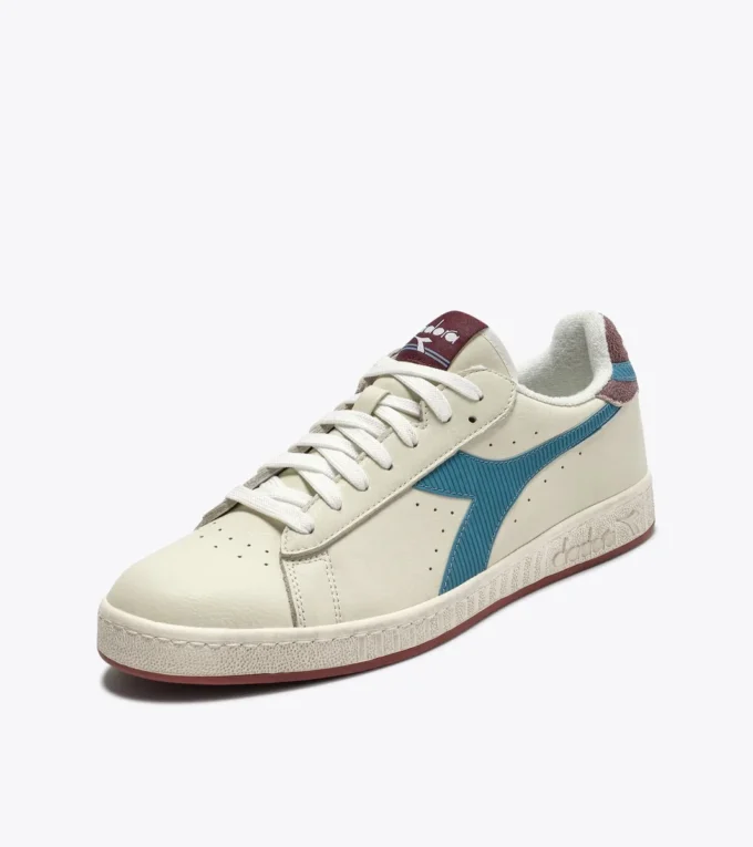 Game Low Stripes Waxed Baskets rétro-tennis