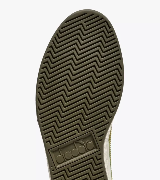 Game Low Stripes Waxed Baskets rétro-tennis