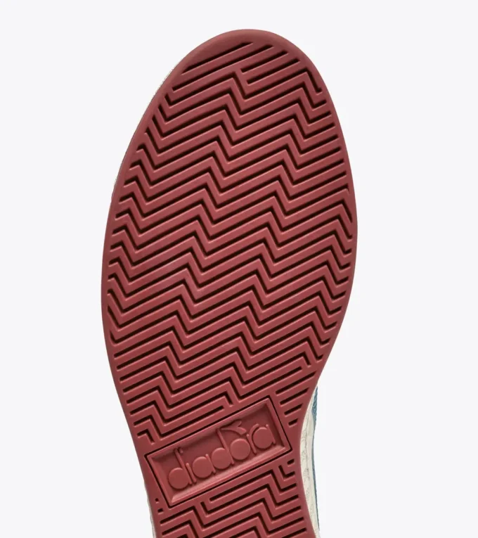 Game Low Stripes Waxed Baskets rétro-tennis