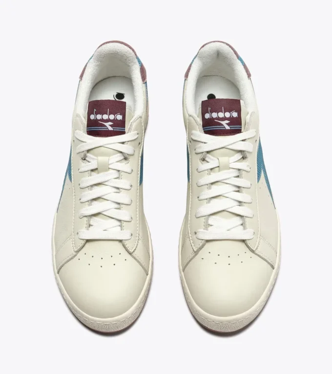 Game Low Stripes Waxed Baskets rétro-tennis