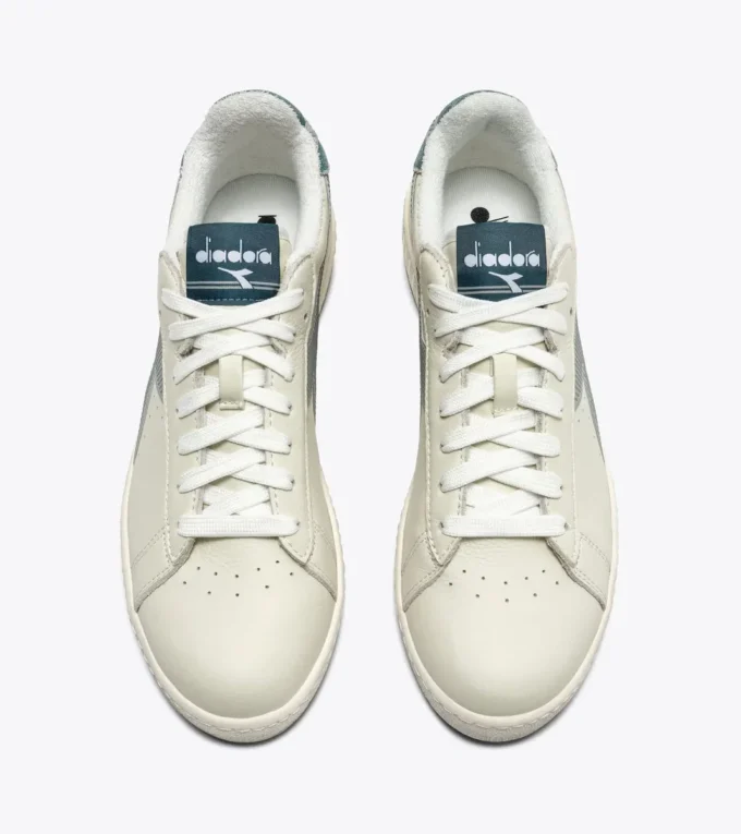 Game Low Stripes Waxed Baskets rétro-tennis
