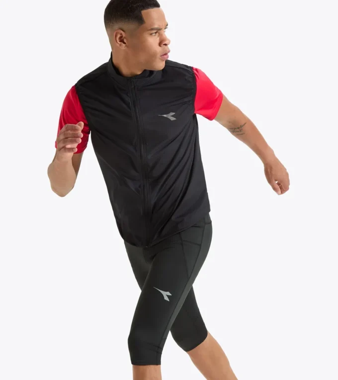 Gilet compact Gilet de course compact et coupe-vent