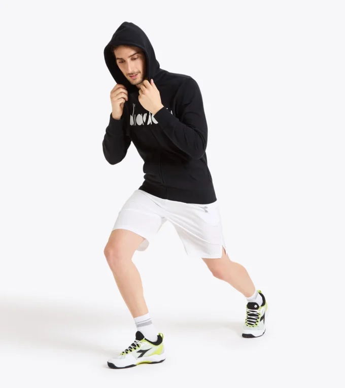 Hd Fz Sweat Diadora Club Tennis sweat à capuche zippé intégral