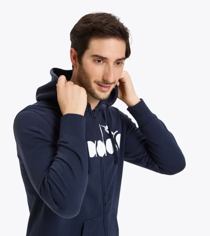 Hd Fz Sweat Diadora Club Tennis sweat à capuche zippé intégral
