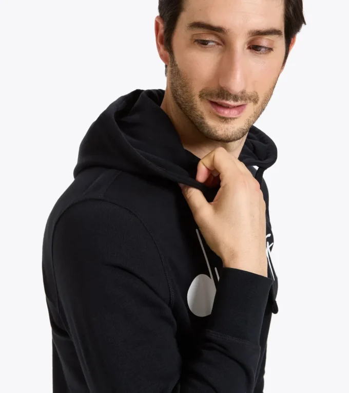 Hd Fz Sweat Diadora Club Tennis sweat à capuche zippé intégral