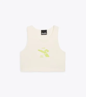 Jg. Crop Top Smile Logo T-shirt court à logo – Fille