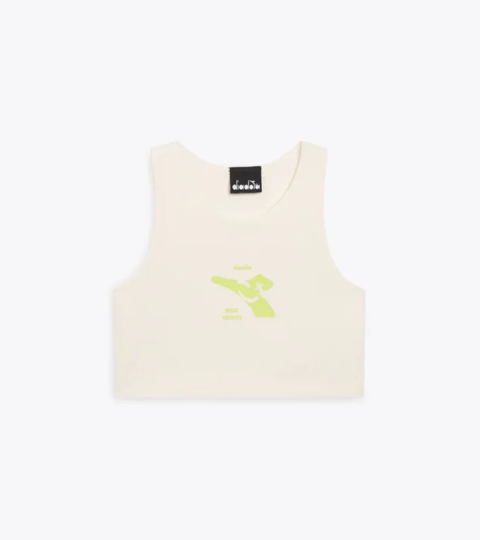 Jg. Crop Top Smile Logo T-shirt court à logo – Fille