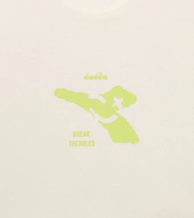 Jg. Crop Top Smile Logo T-shirt court à logo – Fille