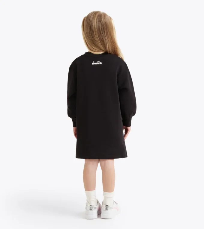 Jg. Dress Rhinestone Td Robe doublée en polaire – Filles