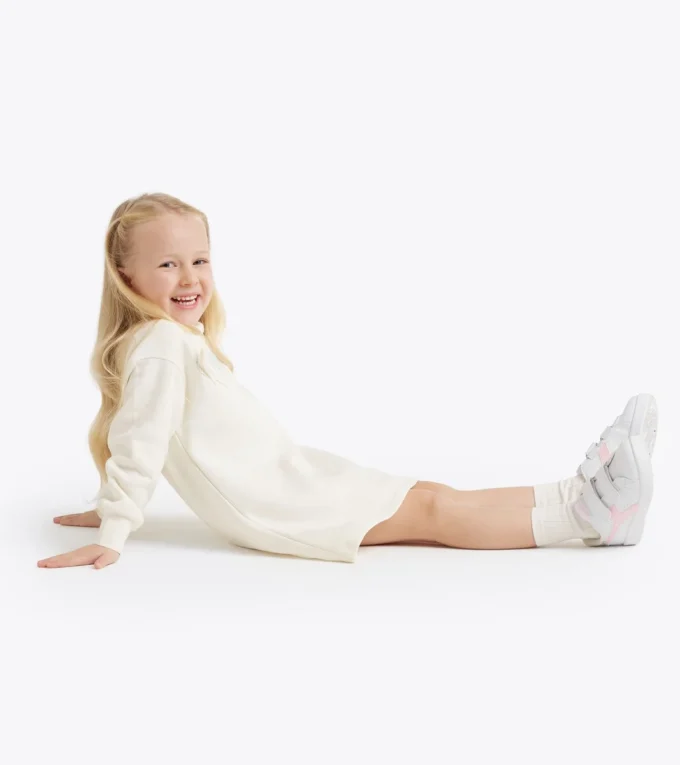 Jg. Dress Rhinestone Td Robe doublée en polaire – Filles