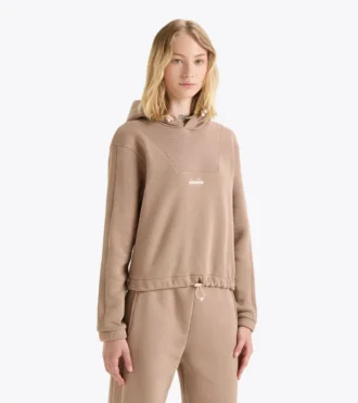 L. Hoodie Athl. Logo Sweat à capuche en molleton avec coupe ajustable