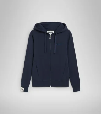L. Hoodie Fz Mii Sweat à capuche – Fabriqué en Italie