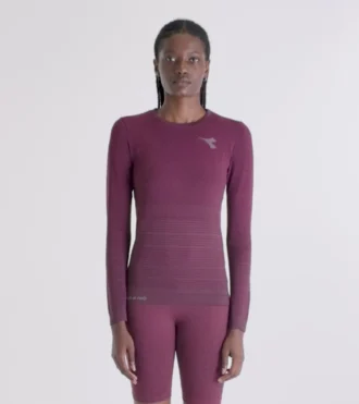 L. Ls T-shirt Stratouno T-shirt technique à manches longues pour le contrôle de la température – Course à pied