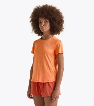 L. Super Light Ss T-Shirt T-shirt de course – Tissu léger Coolcore